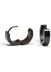 Bông tai lục giác BT324 (Màu đen)