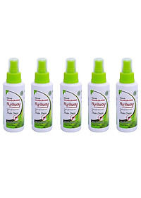 Combo Tiết Kiệm 5 Chai Xịt Chống Muỗi Và Côn Trùng Cho Trẻ Nhỏ Và Gia Đình Bảo Nhiên Chai 100ml - Chăm Sóc Và Bảo Vệ Làn Da Trẻ Nhỏ