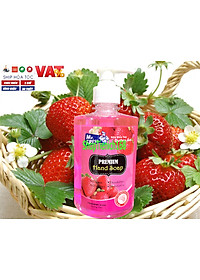 Nước rửa tay thảo mộc Premium Hand Soap Mr Fresh 500ml - an toàn cho da tay