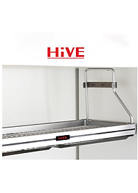 Giá úp chén bát treo tủ bếp trên Premium Black Hive Hàn Quốc