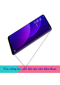 Kính Cường Lực cho Oppo F11 Pro - Full màn hình - Màu Đen - Hàng Chính Hãng