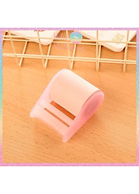 Cuộn giấy ghi chú dài 8m, giấy note có keo dán, kèm dụng cụ cắt tiện lợi, có thể refill giấy