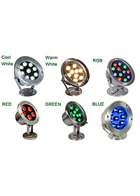 Đèn LED Âm Nước Công Suất 18W GSN18 GS Lighting (Ánh sáng Vàng)