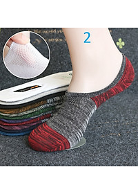 Bộ 5 đôi tất bàn chân nam Co dãn 4 chiều(free size) Hàn Quốc