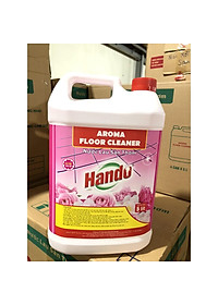 Nước thơm lau sàn nhà Hando can 5L Hương Hồng