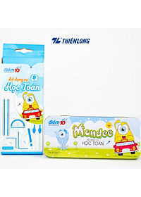 Bộ dụng cụ học Toán Thiên Long Mondee - 9 món