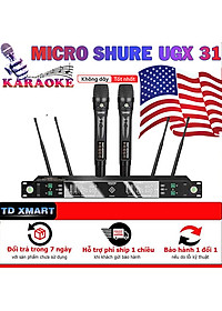 Micro Không Dây SHURE UGX30 PLUS -  Âm Thanh Cực hay - Chống Hú Tốt - Hàng Chính Hãng