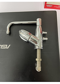 Vòi nước inox loại ngắn cổ thấp dùng cho máy lọc ion kiềm nhập khẩu Nanometer Đài Loan