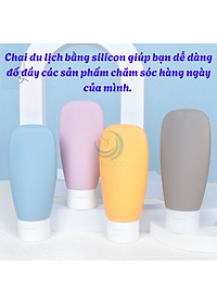 Set Chai Chiết Du Lịch 4 Màu Pastel Siêu Xinh Combo Chai Chiết Mỹ Phẩm Mini – Gọn Nhẹ, Sang Xịn Bộ Chiết Đựng Mỹ Phẩm Du Lịch – Nhỏ Gọn Chuẩn Trend Set Chai Silicone Du Lịch – Không Rò Rỉ, Mềm Mịn SBộ Chai Mini Đi Du Lịch – Màu Dễ Thương, Dễ Phân Loại