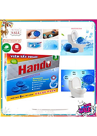 Viên tẩy sạch và làm thơm xanh Hando 3 viên Value Pack