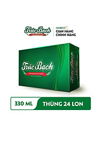Bia Trúc Bạch - Thùng 24 lon 330ml - Phiên bản Tết 2026