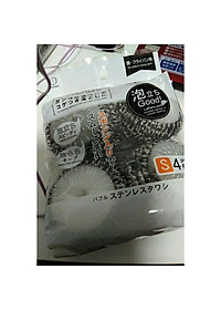 Set 4 miếng mút, inox cọ xoong nồi (mã mới)