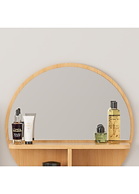 Gương treo tường kèm kệ để mỹ phẩm thông minh thương hiệu IGA - GP300