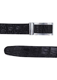 Thắt Lưng Nam Da Cá Sấu Gai Lưng Bản Lớn Huy Hoàng HT4224 - Đen