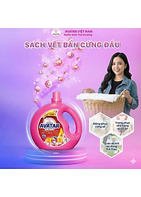Combo 2 Can Nước Giặt Xả Vải Hương Hoa Anh Đào Avatar ( 2 kg/ Can )