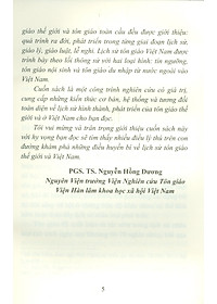 Lịch Sử Tôn Giáo Thế Giới Và Việt Nam (Tái bản) - PGS.TS. Nguyễn Phú Lợi