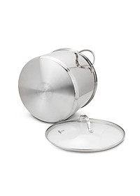 Nồi luộc gà inox 304 cao cấp 5 đáy Kalpen Size 28