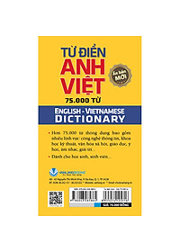 Từ Điển Anh – Việt 75.000 Từ (Tái Bản) hover