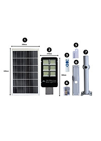 Đèn đường năng lượng mặt trời Vạn Năng Solar 300w
