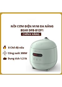 Nồi Cơm Điện Mini Đa Năng Bear DFB-B12F1, Giao Màu Ngẫu Nhiên - Hàng Chính Hãng