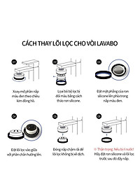 Set 06 Lõi Lọc Thay Thế Cho Thiết Bị Lọc Nước Tại Vòi Dr.Oplus (Loại Cho Bồn Rửa Bát và Lavabo)