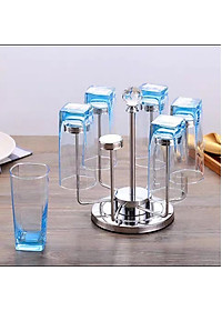 Giá Úp Cốc Đẹp Để Bàn, Giá Để Cốc Chén Inox Cao Cấp Chính Hãng MINIIN Xoay 360 Độ Sang Chảnh Và Tiện Dụng