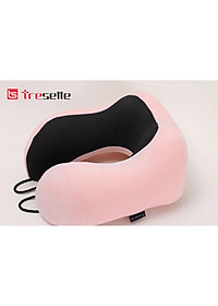 Gối chữ U, gối kê cổ choàng cổ cao su non cao cấp Tresette nhập khẩu Hàn Quốc Êm Ru dùng trong văn phòng, tầu xe