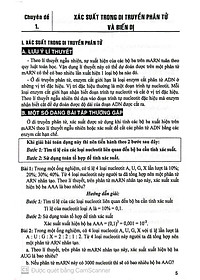 Sách Phương Pháp Giải Toán Xác Suất Sinh Học (Tái Bản)