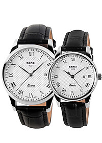 Đồng Hồ Cặp Đôi Dây Da SKMEI 9058 - DHA278