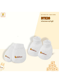 Bộ bao tay bao chân sơ sinh 100% cotton xinh xắn cho bé