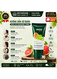 Dầu xã mềm mượt tóc ngăn ngừa chẻ  ngọn cao cấp độc quyền Damode Pink Grapefruit Conditioner chai 170ml
