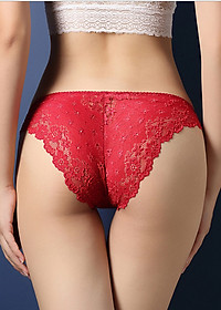Quần lót nữ ren ôm mông gợi cảm - Màu đỏ