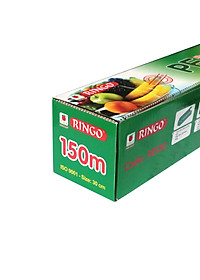 Màng bọc thực phẩm PE Ringo, An toàn, Dùng được trong tủ lạnh, lò vi sóng, có lưỡi cắt dạng trượt