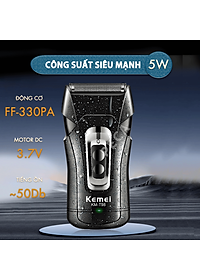 Máy cạo râu mini Kemei KM-T98 công suất mạnh mẽ 5W chống nước IPX5 - Hàng chính hãng