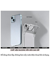 Ốp lưng dẻo silicon trong suốt mỏng 0.6mm cho iPhone 17 Pro Max / 17 Air / iP 17 Pro / 17 hiệu Hotcase Ultra thin - Chống trầy xước, siêu mỏng, độ trong full HD - Hàng nhập khẩu