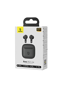 Tai Nghe Không Dây TWS Bass BS2 Lite (Bluetooth v6.0, 7H, SuperBass Boosted Sound, IP55, 2-Mic Sound, Al-Powered Sensors, Voice Boost, ENC Call Clarity) - Hàng Chính Hãng