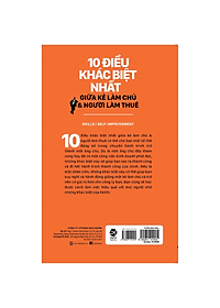 Sách 10 Điều Khác Biệt Nhất Giữa Kẻ Làm Chủ Và Người Làm Thuê (Tái bản)