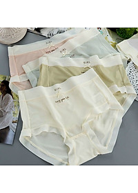 Quần lót nữ lụa tàng hình,đũng kháng khuẩn,co giãn 4 chiều,mềm mại,thoáng mát, không lộ viền cao cấp