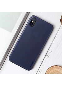 Ốp lưng Memumi siêu mỏng chống bám vân 0.3 mm cho iPhone X, Xs có gờ bảo vệ camera - Hàng nhập khẩu