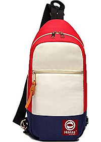 Combo Balo Thời Trang + Túi Đeo Chéo HARAS HRTK184HRTK203PM - Đỏ Xanh