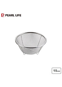 Set 03 chiếc rổ inox không gỉ Lara Shine (Ф15/Ф19/Ф25cm) - Hàng nội địa Nhật Bản