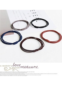 Combo 10 dây buộc tóc Hàn Quốc màu basic