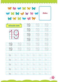 Sách Cùng Khủng Long Học Nét Cơ Bản Quyển 2 (Chữ Số Đầu Tiên) Bé Gái