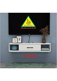 Kệ Ti Vi Treo Tường Trang Trí VTVG09 - Nội Thất Lắp Ráp