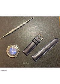 Dây Đồng Hồ Da Bò Thật 100%, Kiếu Cổ Điển, Cao Cấp - Sang Trọng, Mặt Lót Chống Thấm Mồ Hôi, Tích Hợp Lớp Gia Cố Chống Giãn Đặc Biệt, Phụ Kiện Khóa và Chốt Bằng Thép Không Gỉ 316L, Nhiều Màu, Nhiều Size - Hàng Chính Hãng SAIGIO