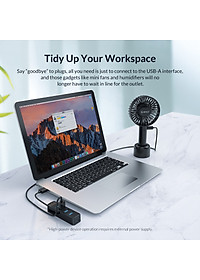 Hub Type C ra 4 cổng USB 3.0 Orico TWC3-4A - Hàng Chính Hãng