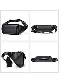 Túi bao tử nam MARRANT BHM7315 Da cừu thật 100%. Đeo bụng, đeo vai, đeo hông, đeo ngực...