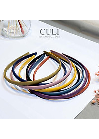 Băng đô cài tóc, Bờm cài tóc bản 1cm nhiều màu xinh xắn cho nữ - Culi accessories