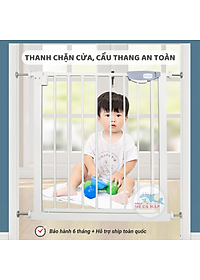 Chặn Cửa Chặn Cầu thang an toàn, chắn cửa dày nặng, thanh chặn cửa cao 79cm bảo vệ bé an toàn