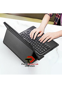 Bao da kèm bàn phím cho SamSung Galaxy Tab S9 FE chính hãng Dux Ducis có bàn di chuột TrackPad - Hàng chính hãng 